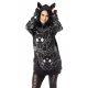 Sweat-shirt Ouija Bats Capuche A Oreilles