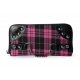 Portefeuille Menottes Tartan Rose