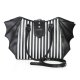 Sac A Main Chauve-Souris Rayé Noir et Blanc