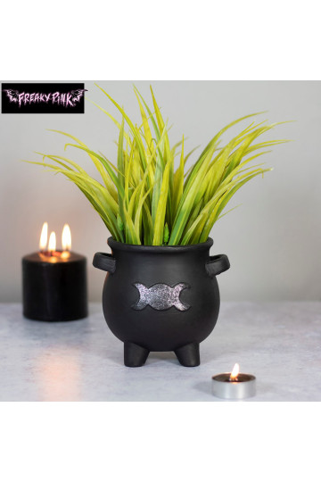 Pot de Fleur Chaudron Triple Lune