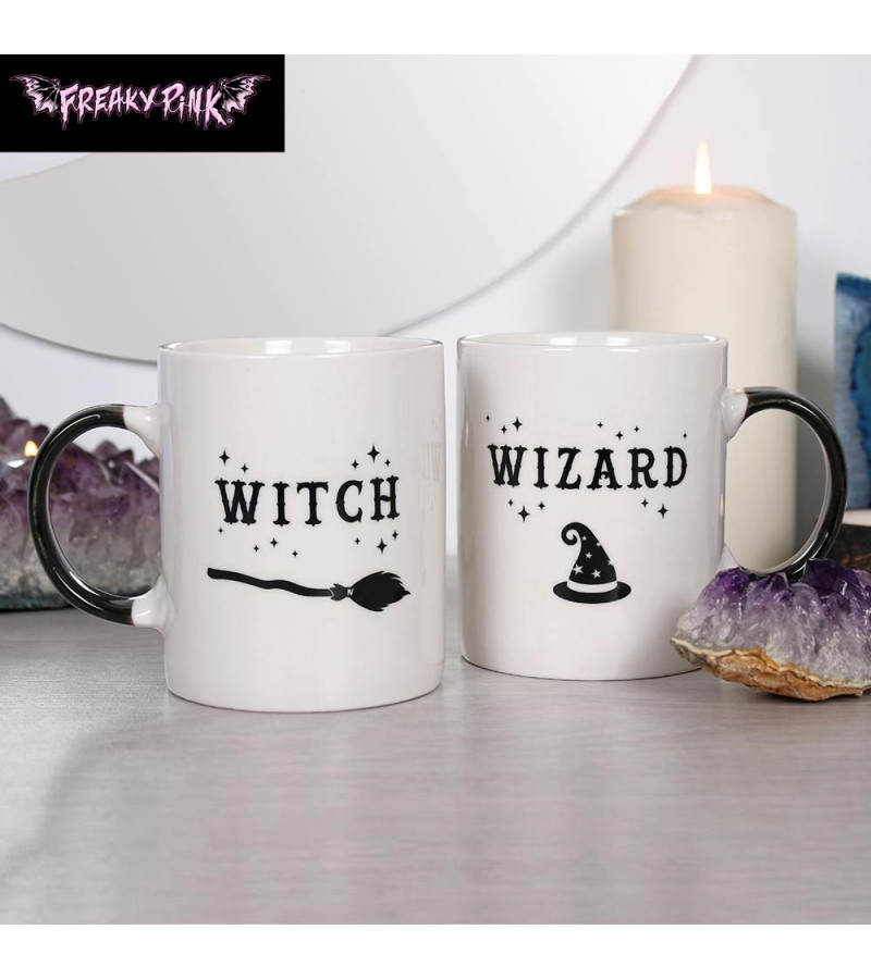 Set de deux Mugs Witch & Wizard