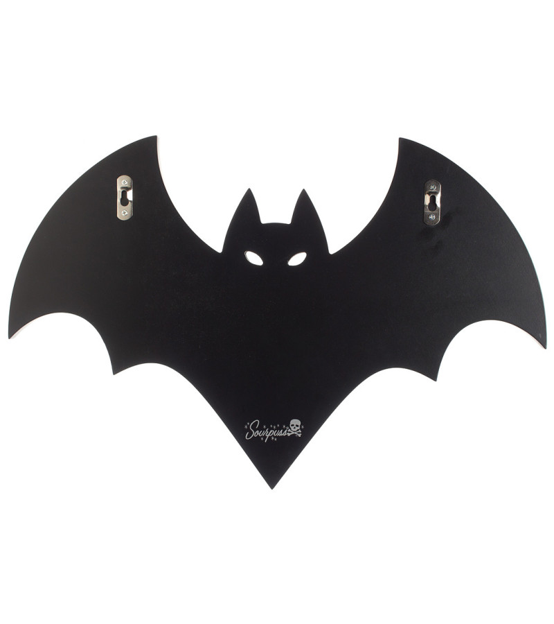 Black Bat Coat Rack