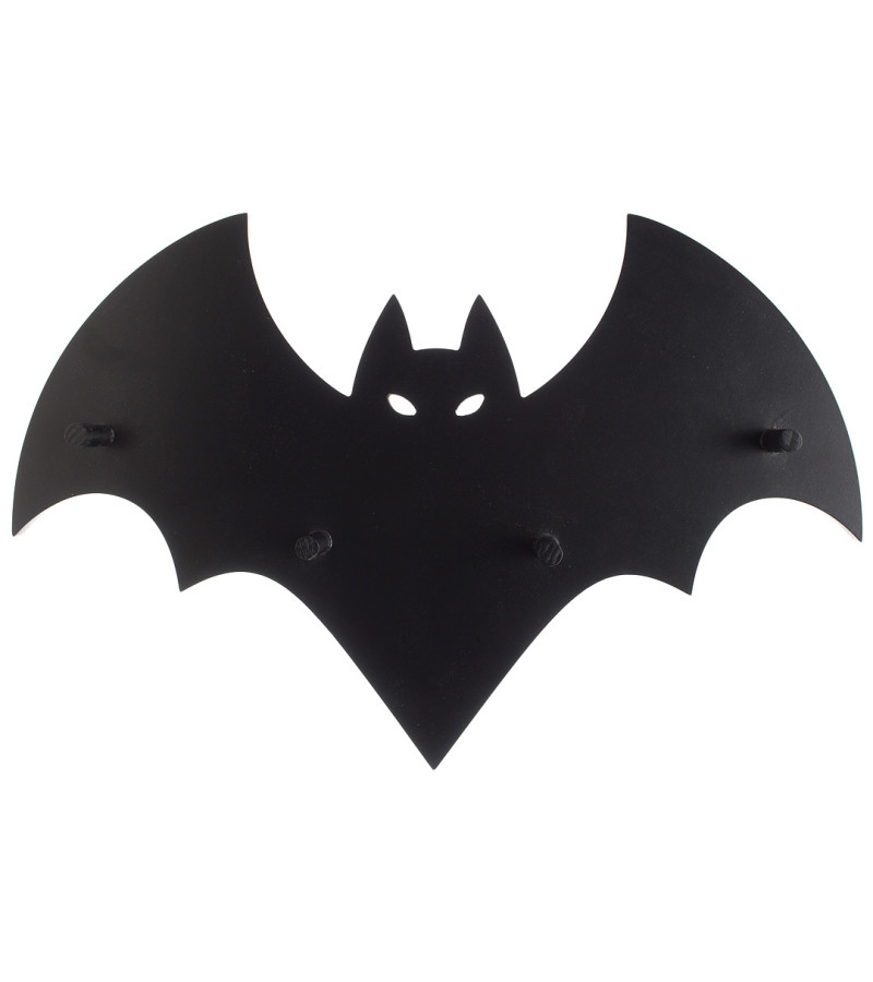 Black Bat Coat Rack