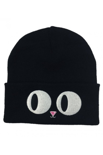 Big Eyes Cat Beanie