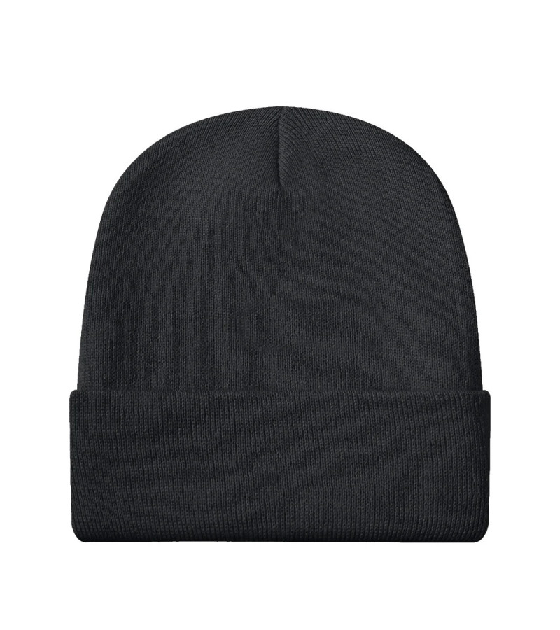 Death Head Moth Graphite Grey Beanie - Freaky Pink