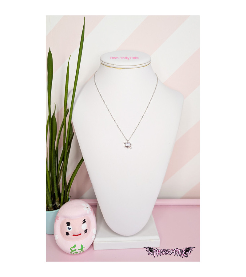 Iridescent Heart Necklace
