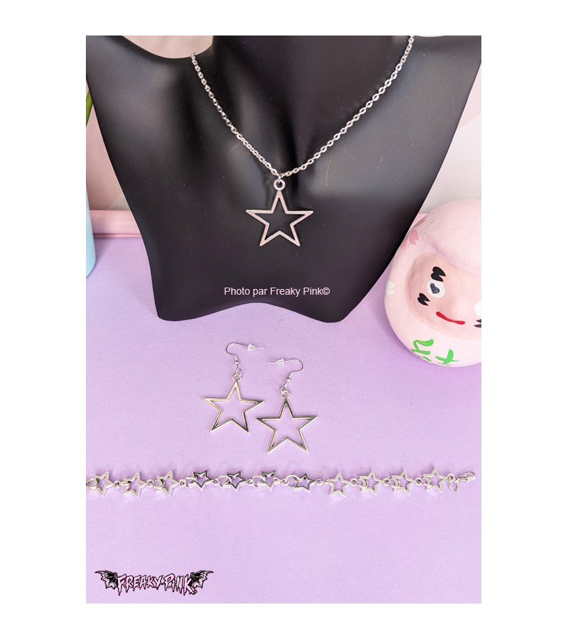 Matching necklace and bracelet