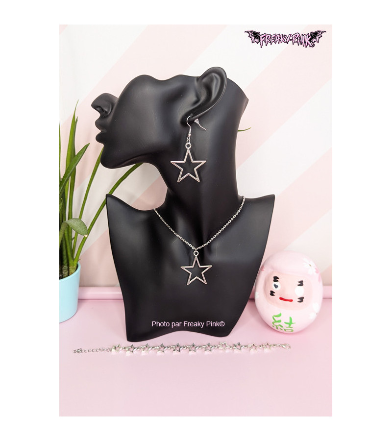 Matching necklace and bracelet