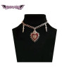 Collier Cœur Rouge Et Epées