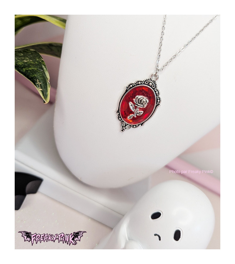 Red Rose Necklace