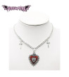 Collier Cœur Rouge Et Epées