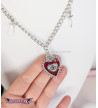 Collier Cœur Rouge Et Epées