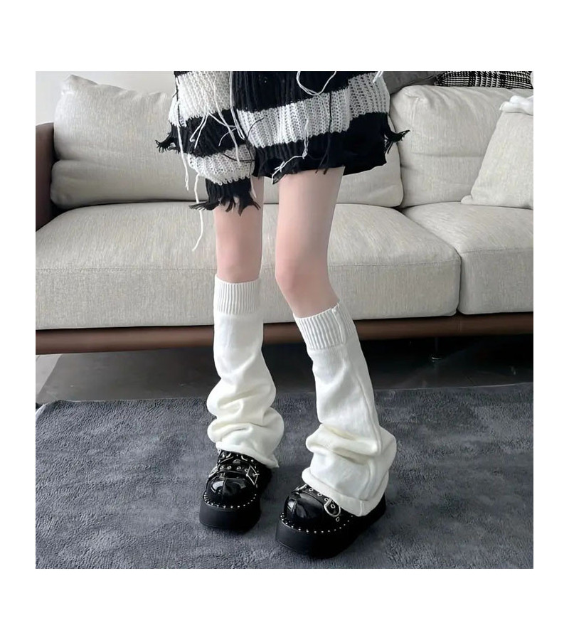 Leg Warmers Evasés Blancs Leg Warmers Evasés Blancs