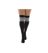 Chaussettes Noires 3 Bandes Blanches