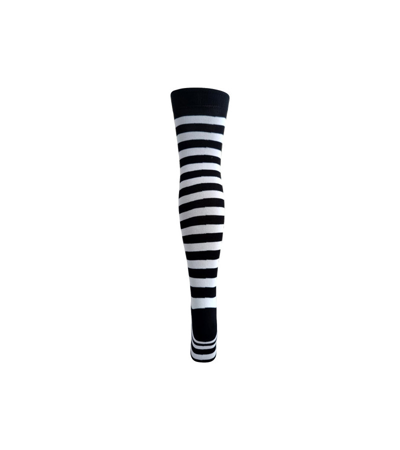 Black And White Striped Socks