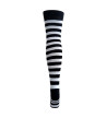Chaussettes Rayées Noires Blanches