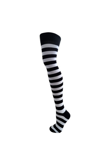 Black And White Striped Socks