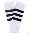 White Socks With 3 Black Stripes