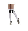 White Socks With 3 Black Stripes