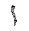 Chaussettes Petites Rayures Noires Blanches