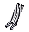 Black And White Socks Thin Stripes