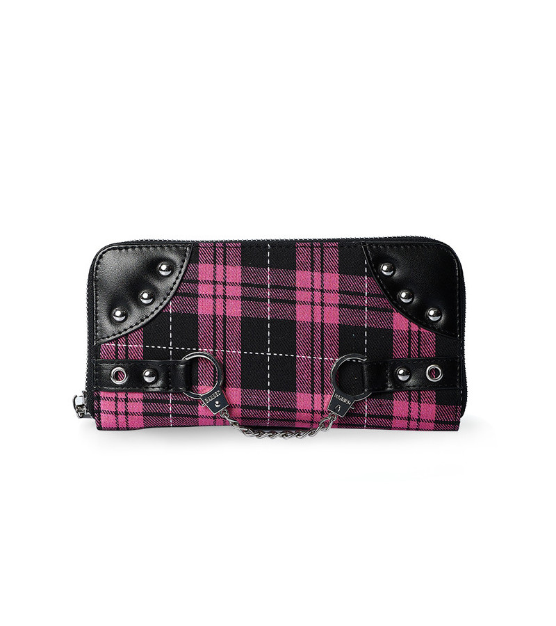 Portefeuilles Tartan Rose