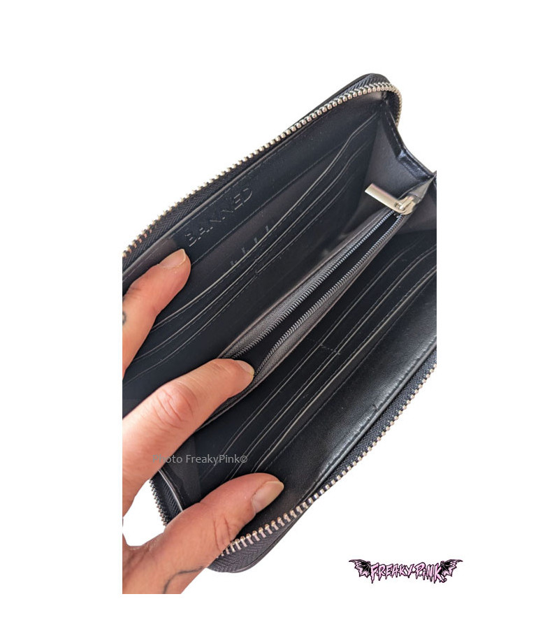 Portefeuilles Tartan Violet Et Menottes