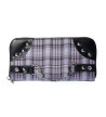 Portefeuilles Tartan Violet Et Menottes