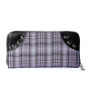 Portefeuilles Tartan Violet Et Menottes