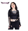 Morena Black Mesh Gothic Shrug