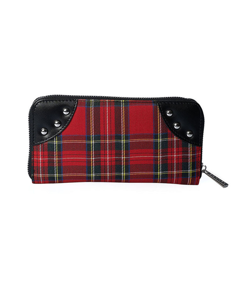 Portefeuilles Tartan Rouge Et Menottes