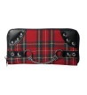 Portefeuilles Tartan Rouge Et Menottes