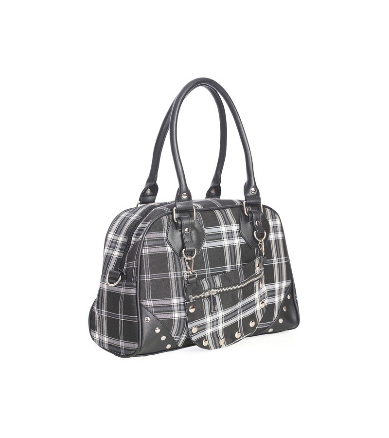 Grey Tartan Handbag Warren