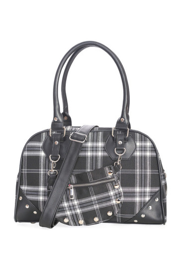 Grey Tartan Handbag Warren
