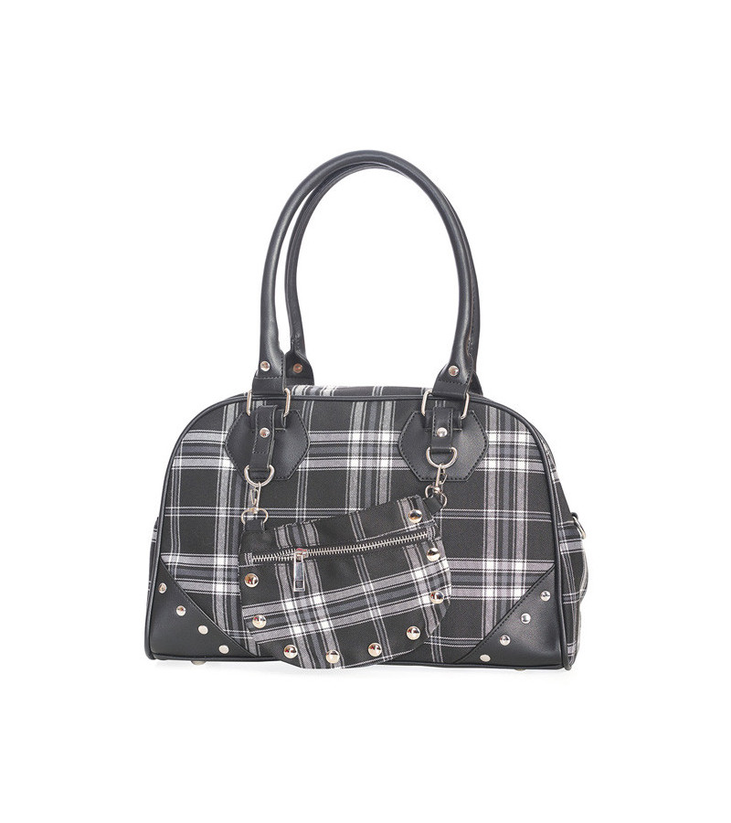 Grey Tartan Handbag Warren