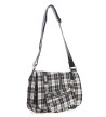 Sac Tartan Noir Blanc Petit Format