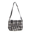 Sac Tartan Noir Blanc Petit Format