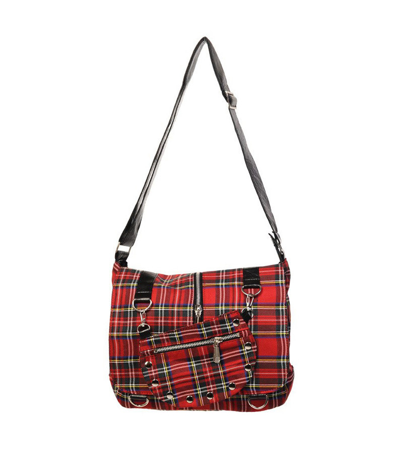Sac Tartan Rouge Petit Format