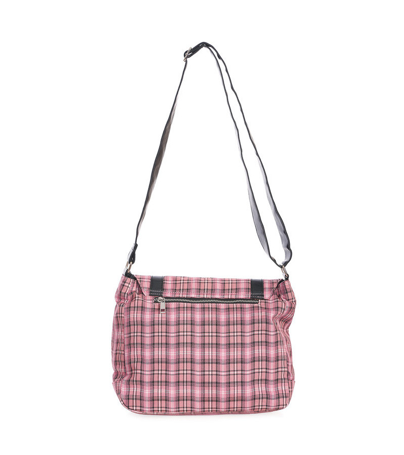 Sac Tartan Rose Petit Format