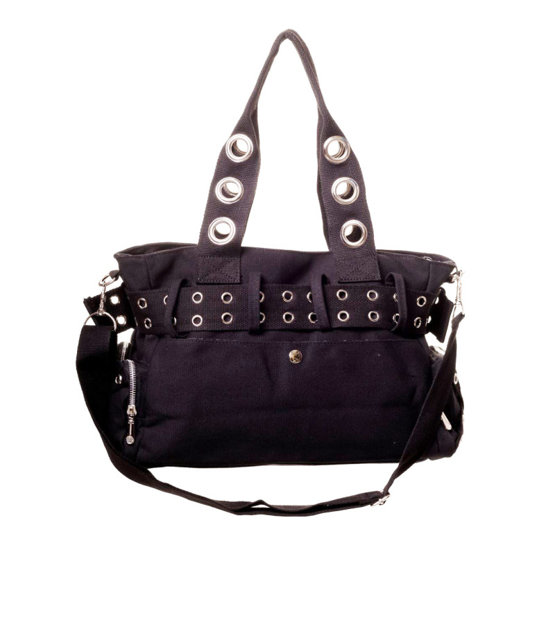 Grand Sac à Main Goth Noir