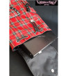 Purple Tartan Backpack - Freaky Pink