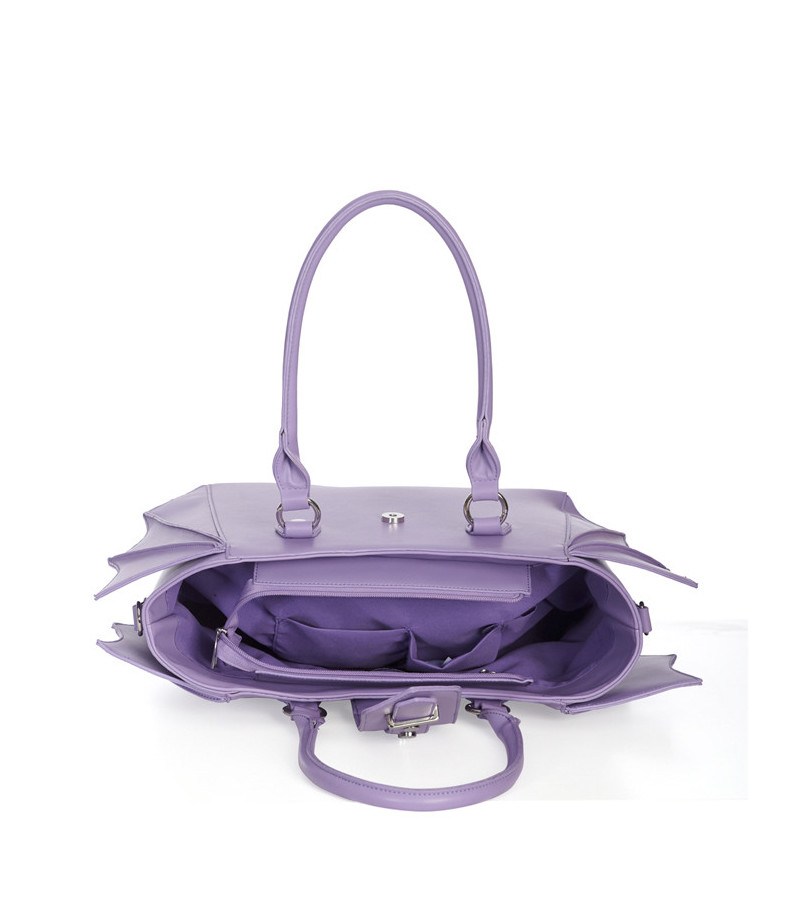 Sac à Main Ailes de Chauve-Souris Violet