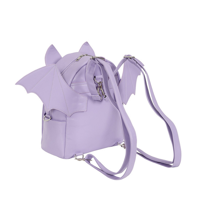 Pastel Purple Bat Wings Backpack