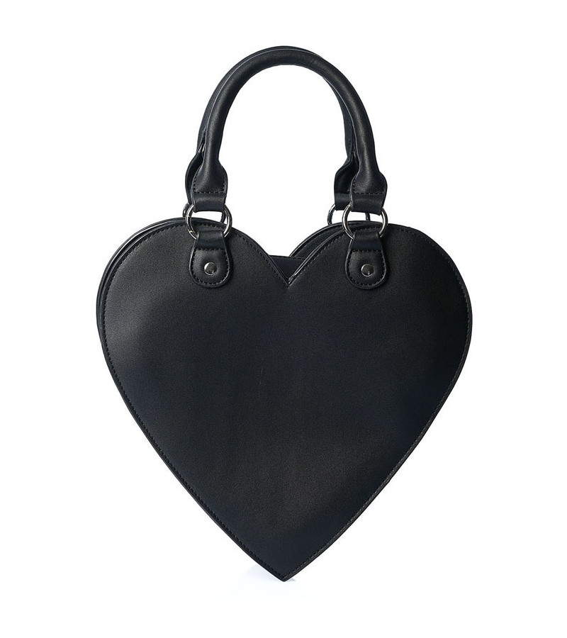 Sac à Main Coeur Noir