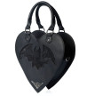 Black Heart Handbag