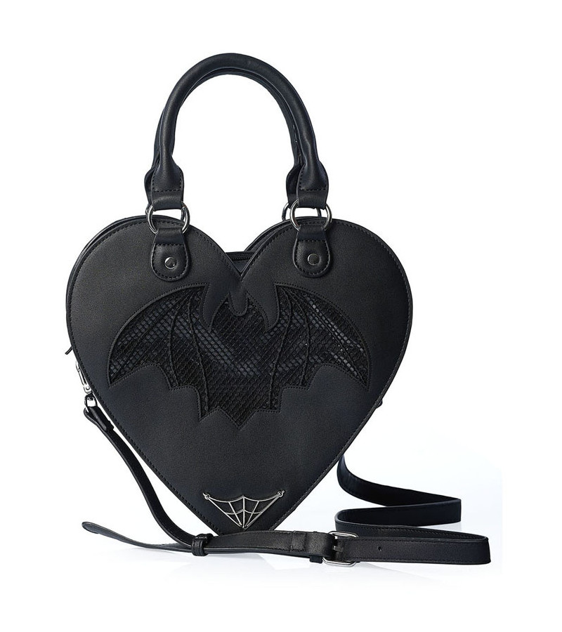 Black Heart Handbag