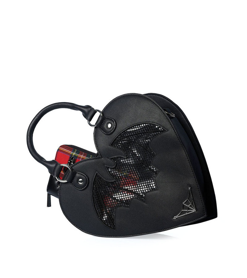 Black Heart Handbag