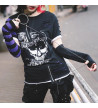 Asymmetry Skull Top Violet Noir ACDC RAG