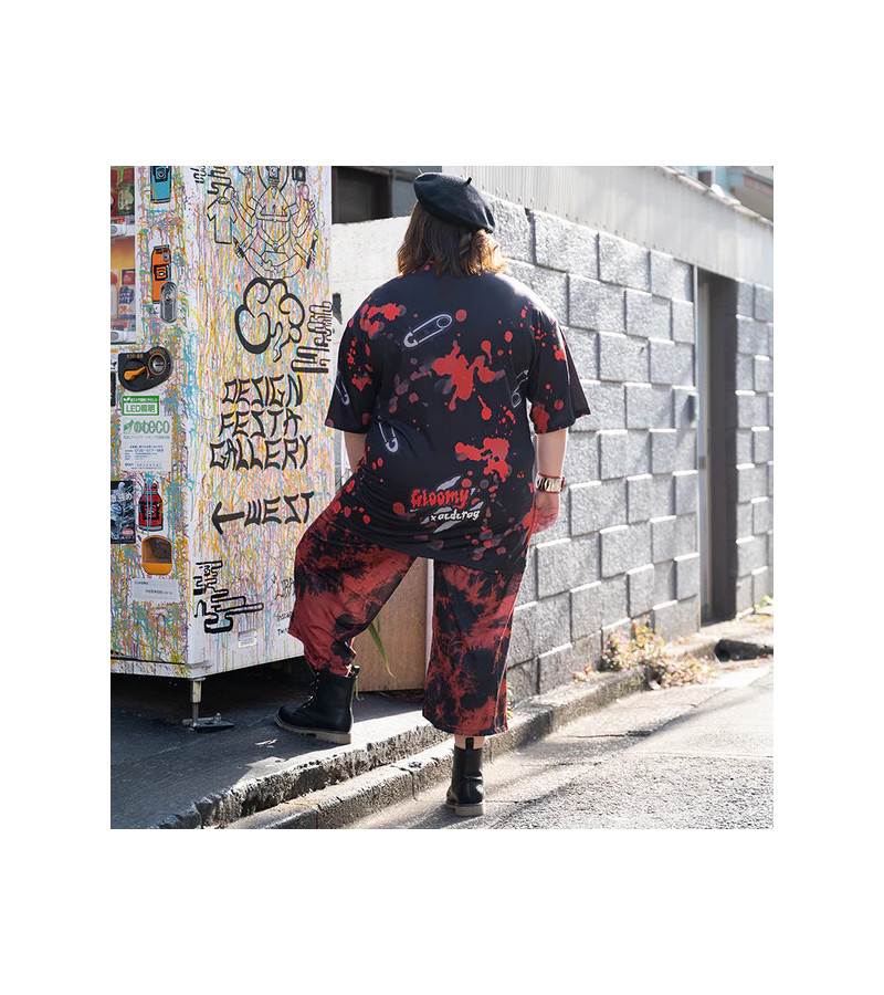 Dark Gloomy Bear Oversized ACDC RAG Tee