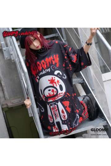 T-shirt Dark Gloomy Bear Oversized ACDC RAG